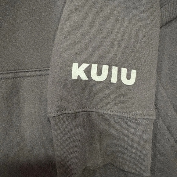 KUIU Woman’s Topo Block Logo Hoodie Black XL EUC - Picture 5 of 9